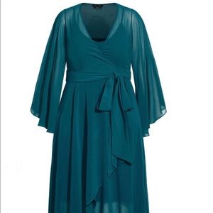 City Chic Women’s Wrap Dress, Size 18